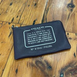 Coach storypatch pouch wristlet purse bag no. K1866-F46286